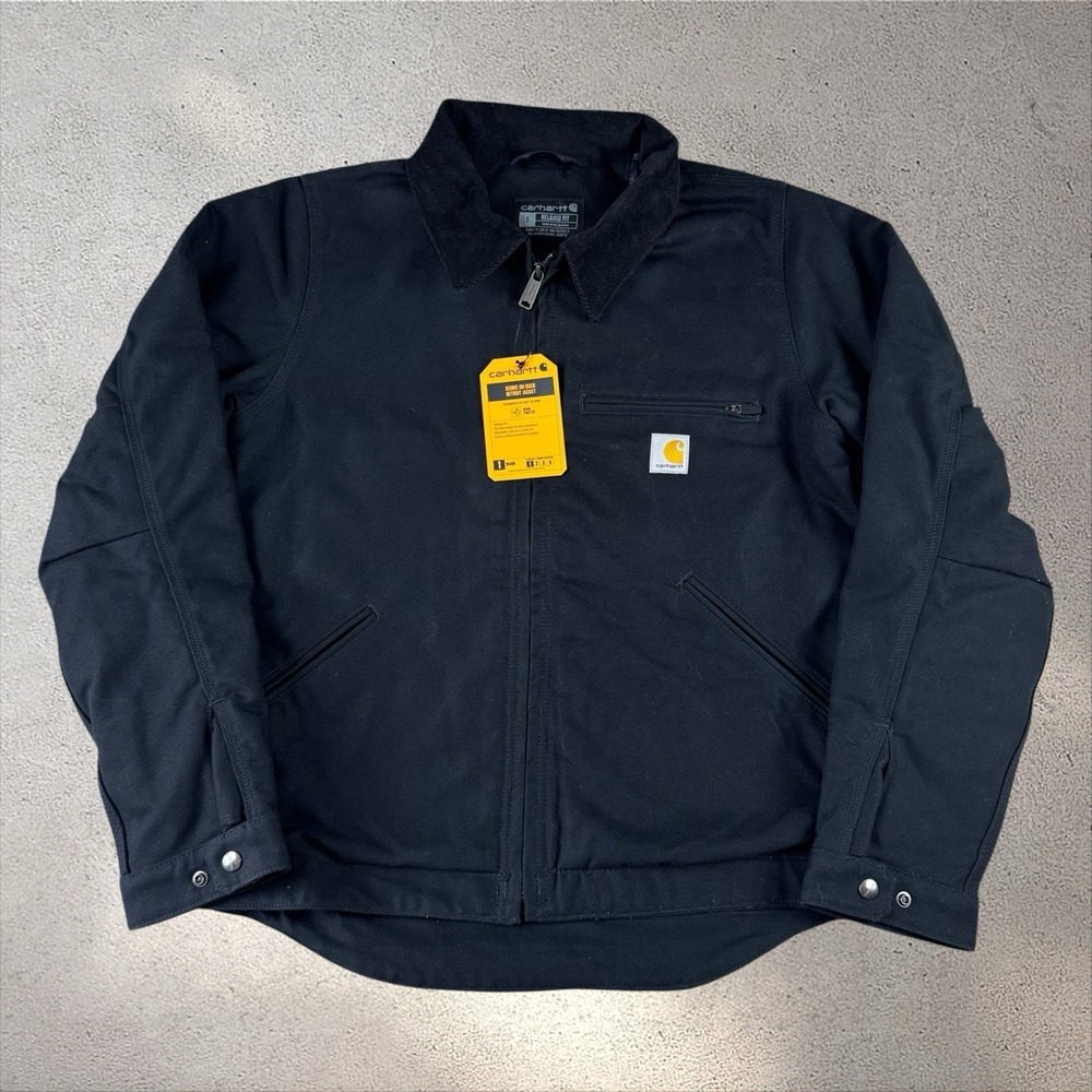 NWT Carhartt Detroit Jacket Men's Small Relaxed Fit 103828‎ J01 Blanket Lined